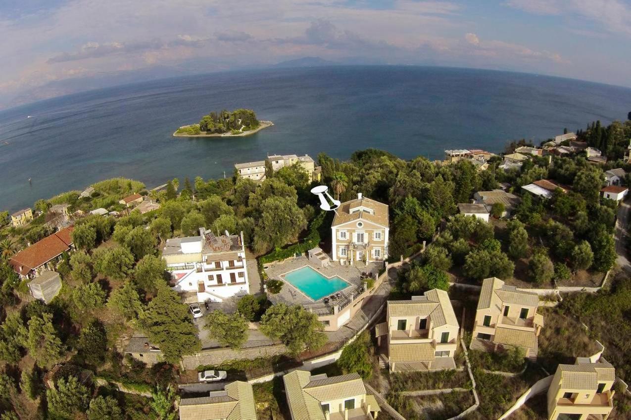 Durrell Corfu Strawberry-Pink Villa Perama  Exteriér fotografie